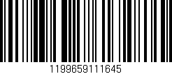 Código de barras (EAN, GTIN, SKU, ISBN): '1199659111645'