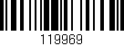 Código de barras (EAN, GTIN, SKU, ISBN): '119969'