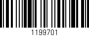 Código de barras (EAN, GTIN, SKU, ISBN): '1199701'