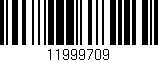 Código de barras (EAN, GTIN, SKU, ISBN): '11999709'