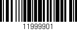 Código de barras (EAN, GTIN, SKU, ISBN): '11999901'