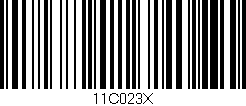Código de barras (EAN, GTIN, SKU, ISBN): '11C023X'