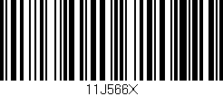 Código de barras (EAN, GTIN, SKU, ISBN): '11J566X'