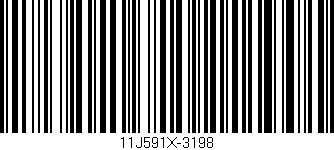 Código de barras (EAN, GTIN, SKU, ISBN): '11J591X-3198'