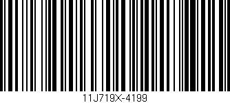 Código de barras (EAN, GTIN, SKU, ISBN): '11J719X-4199'