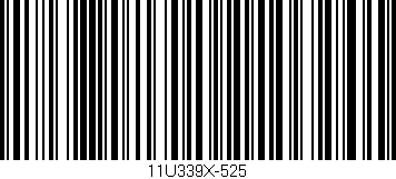 Código de barras (EAN, GTIN, SKU, ISBN): '11U339X-525'