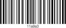 Código de barras (EAN, GTIN, SKU, ISBN): '11a9a3'