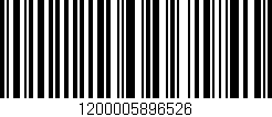 Código de barras (EAN, GTIN, SKU, ISBN): '1200005896526'