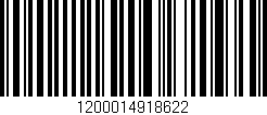 Código de barras (EAN, GTIN, SKU, ISBN): '1200014918622'