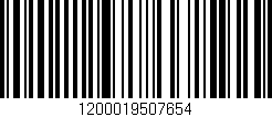 Código de barras (EAN, GTIN, SKU, ISBN): '1200019507654'
