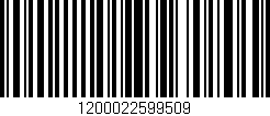 Código de barras (EAN, GTIN, SKU, ISBN): '1200022599509'