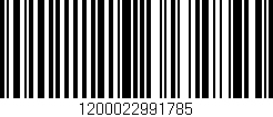 Código de barras (EAN, GTIN, SKU, ISBN): '1200022991785'