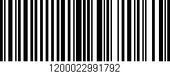 Código de barras (EAN, GTIN, SKU, ISBN): '1200022991792'