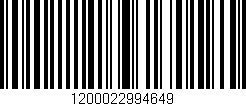 Código de barras (EAN, GTIN, SKU, ISBN): '1200022994649'