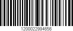 Código de barras (EAN, GTIN, SKU, ISBN): '1200022994656'