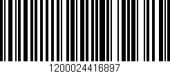 Código de barras (EAN, GTIN, SKU, ISBN): '1200024416897'