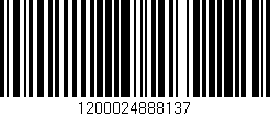 Código de barras (EAN, GTIN, SKU, ISBN): '1200024888137'
