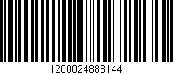 Código de barras (EAN, GTIN, SKU, ISBN): '1200024888144'