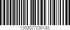 Código de barras (EAN, GTIN, SKU, ISBN): '1200027230193'
