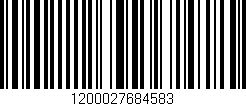 Código de barras (EAN, GTIN, SKU, ISBN): '1200027684583'