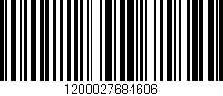 Código de barras (EAN, GTIN, SKU, ISBN): '1200027684606'