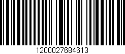 Código de barras (EAN, GTIN, SKU, ISBN): '1200027684613'