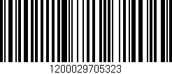 Código de barras (EAN, GTIN, SKU, ISBN): '1200029705323'