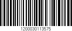 Código de barras (EAN, GTIN, SKU, ISBN): '1200030113575'