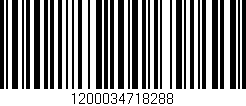 Código de barras (EAN, GTIN, SKU, ISBN): '1200034718288'