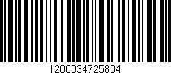 Código de barras (EAN, GTIN, SKU, ISBN): '1200034725804'