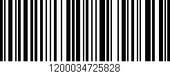 Código de barras (EAN, GTIN, SKU, ISBN): '1200034725828'
