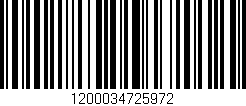 Código de barras (EAN, GTIN, SKU, ISBN): '1200034725972'