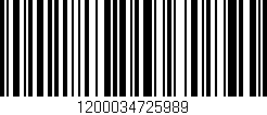 Código de barras (EAN, GTIN, SKU, ISBN): '1200034725989'