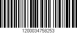 Código de barras (EAN, GTIN, SKU, ISBN): '1200034758253'