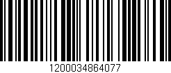 Código de barras (EAN, GTIN, SKU, ISBN): '1200034864077'
