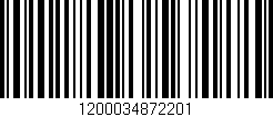 Código de barras (EAN, GTIN, SKU, ISBN): '1200034872201'