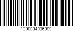 Código de barras (EAN, GTIN, SKU, ISBN): '1200034906999'