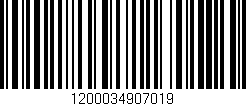 Código de barras (EAN, GTIN, SKU, ISBN): '1200034907019'