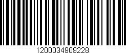 Código de barras (EAN, GTIN, SKU, ISBN): '1200034909228'