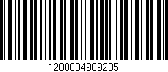 Código de barras (EAN, GTIN, SKU, ISBN): '1200034909235'