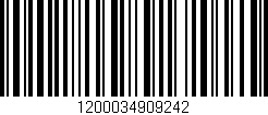 Código de barras (EAN, GTIN, SKU, ISBN): '1200034909242'