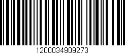 Código de barras (EAN, GTIN, SKU, ISBN): '1200034909273'