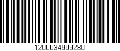 Código de barras (EAN, GTIN, SKU, ISBN): '1200034909280'