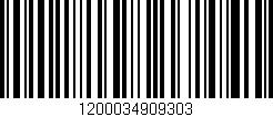 Código de barras (EAN, GTIN, SKU, ISBN): '1200034909303'