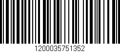 Código de barras (EAN, GTIN, SKU, ISBN): '1200035751352'