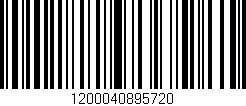 Código de barras (EAN, GTIN, SKU, ISBN): '1200040895720'