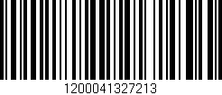 Código de barras (EAN, GTIN, SKU, ISBN): '1200041327213'