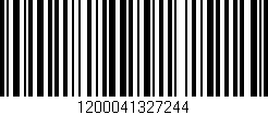Código de barras (EAN, GTIN, SKU, ISBN): '1200041327244'