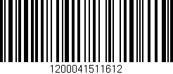 Código de barras (EAN, GTIN, SKU, ISBN): '1200041511612'