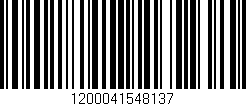 Código de barras (EAN, GTIN, SKU, ISBN): '1200041548137'